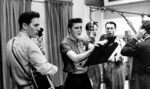 Elvis in the recording studio 