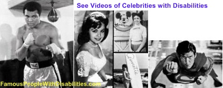 Videos of Celebrities Living with Disabilities